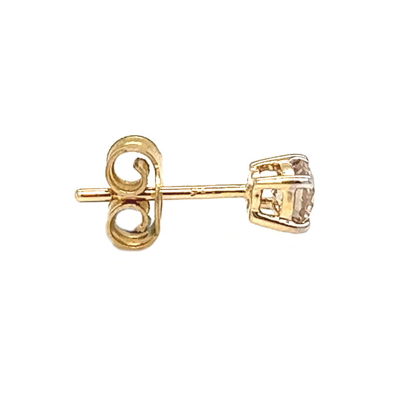 9ct Gold Diamond 0.48ct Stud Earrings profile