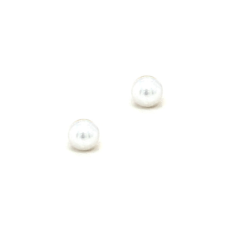 3.5-4mm Cultured Pearl Earring 9ct Gold