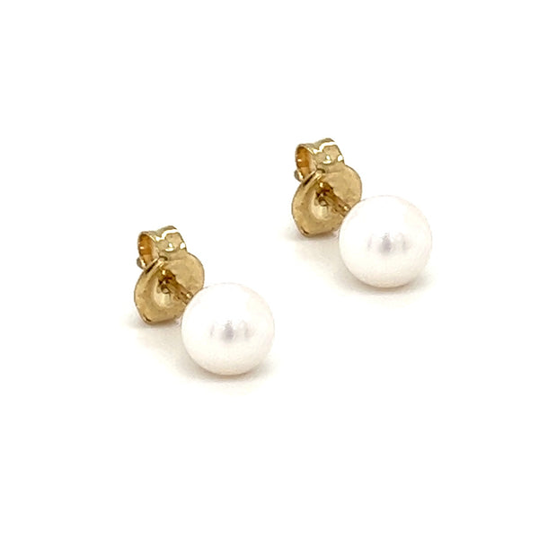 5.5-6mm Cultured Pearl Earring 9ct Gold