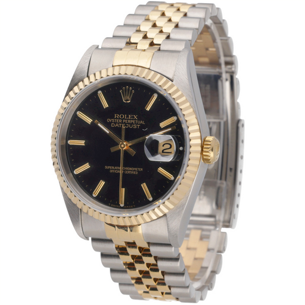 Pre Owned Rolex Men's Datejust 16233 side view