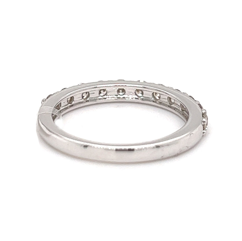 Diamond Eternity Ring 0.73ct Claw Set 9ct White Gold rear