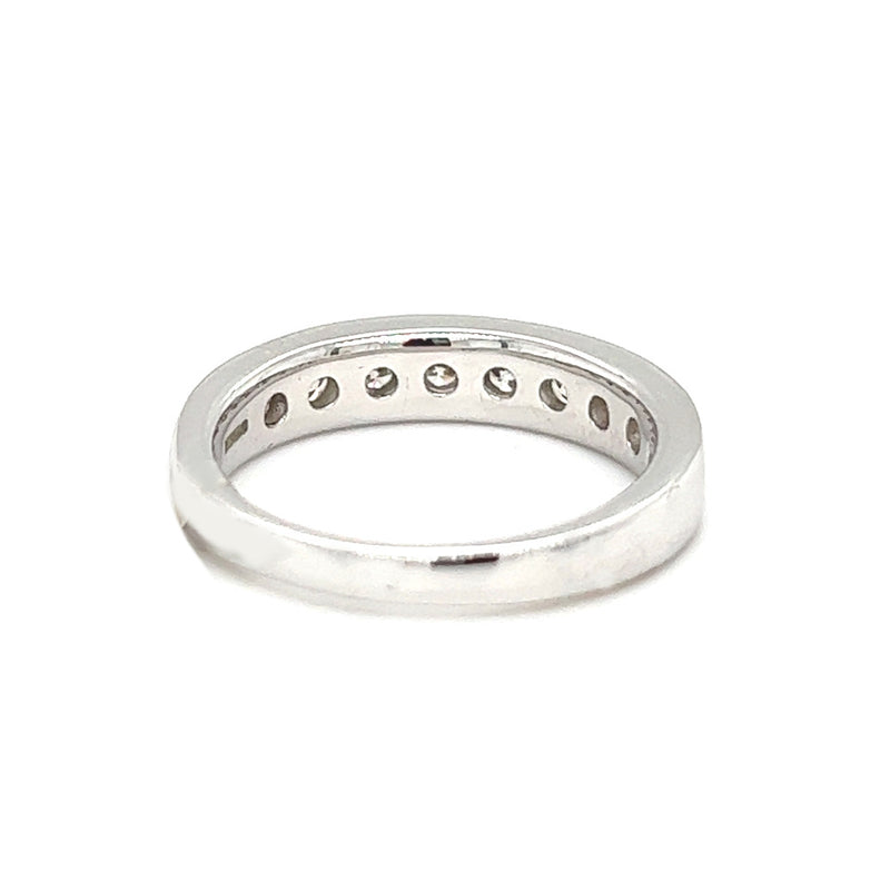 Diamond Eternity Ring 1.00ct Channel Set 14ct White Gold rear