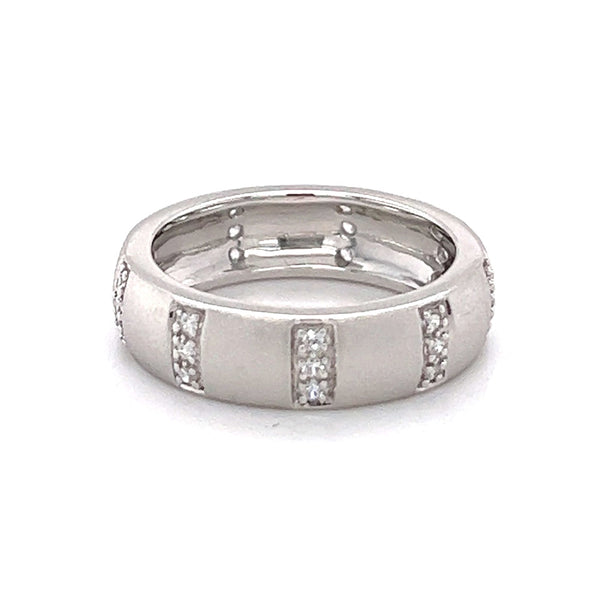 Sterling Silver Cubic Zirconia Band Ring