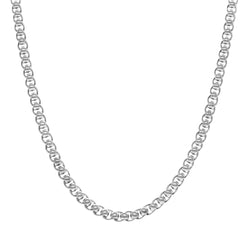 Sterling Silver Heavy Rollerball Necklace