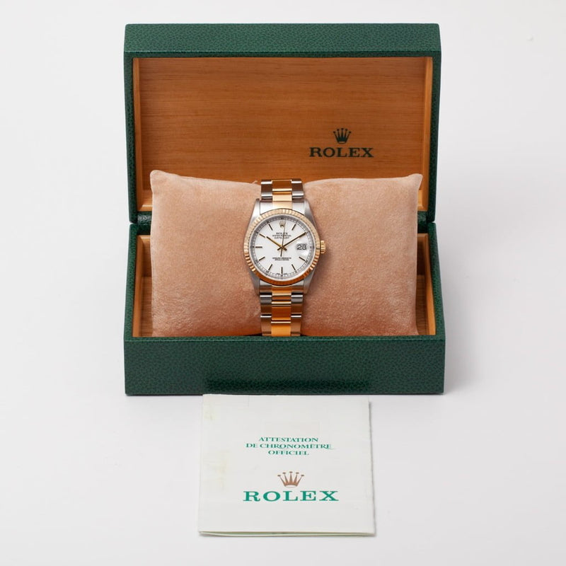 Pre Owned Rolex Men's Datejust 16233 box