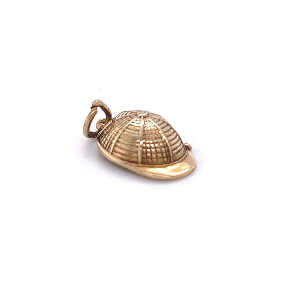 Pre Owned Jockey's Hat Charm/Pendant 9ct Gold