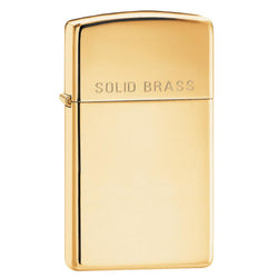 Zippo Slim® High Polished Brass Lighter 1654