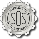 SOS Talisman Steel Plain Pendant 225101