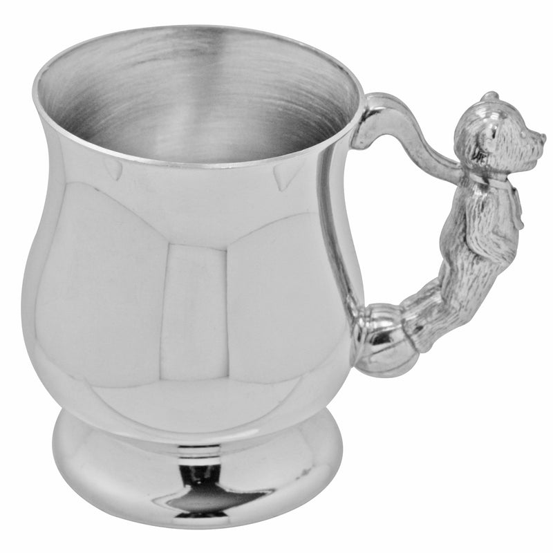 Pewter Child's Teddy Cup