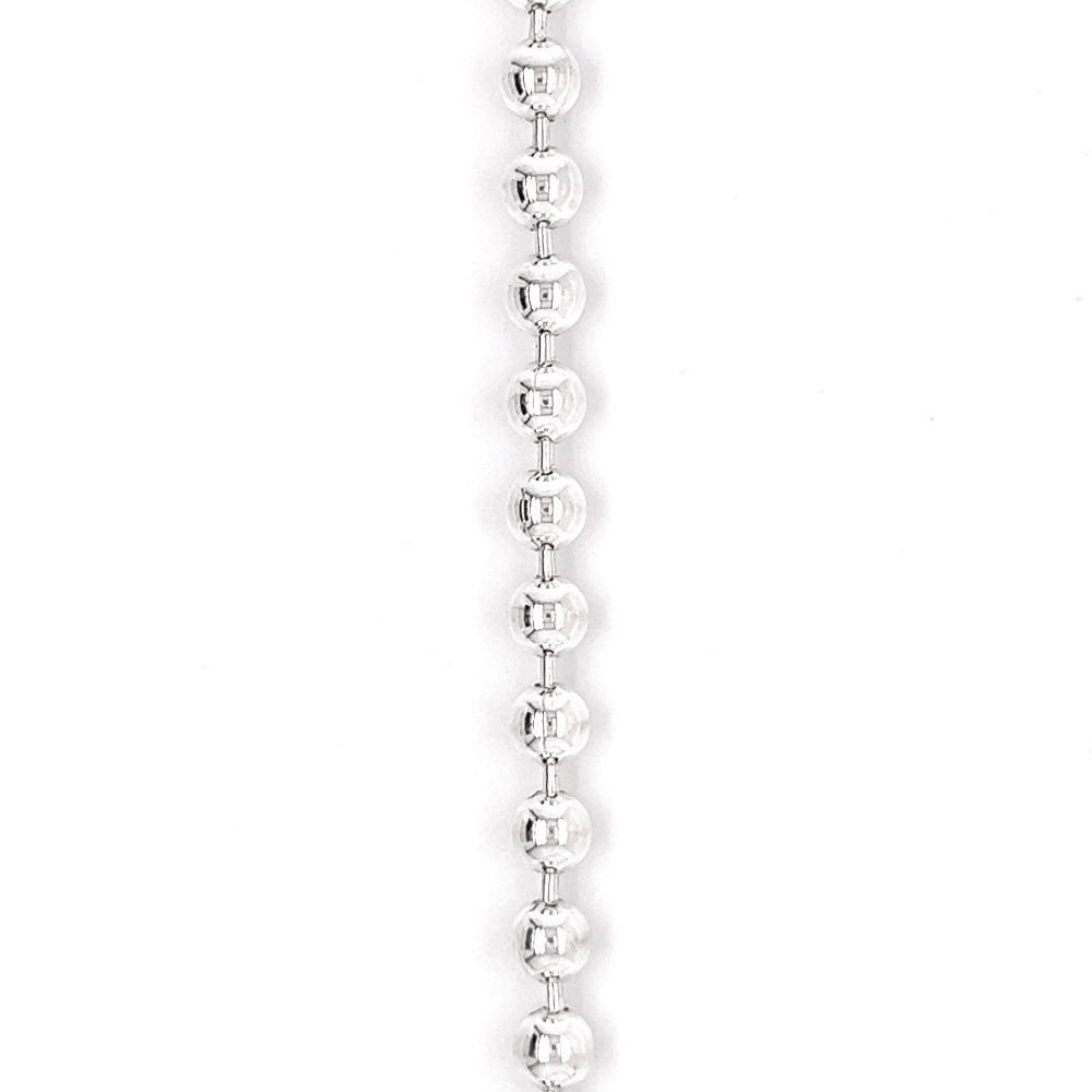 Sterling Silver Beaded Bracelet