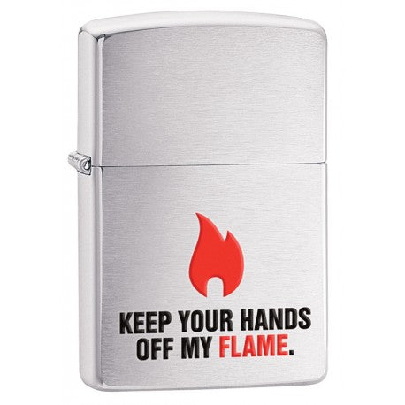 Zippo Hands Off my Flame Lighter 28649